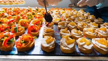 Starters & Canapes menus Glasgow and Edinburgh Catering